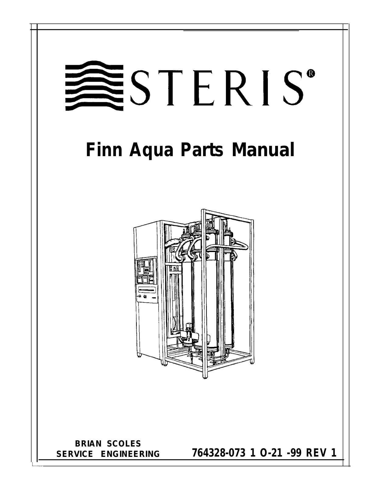 STERIS Finn Aqua User manual