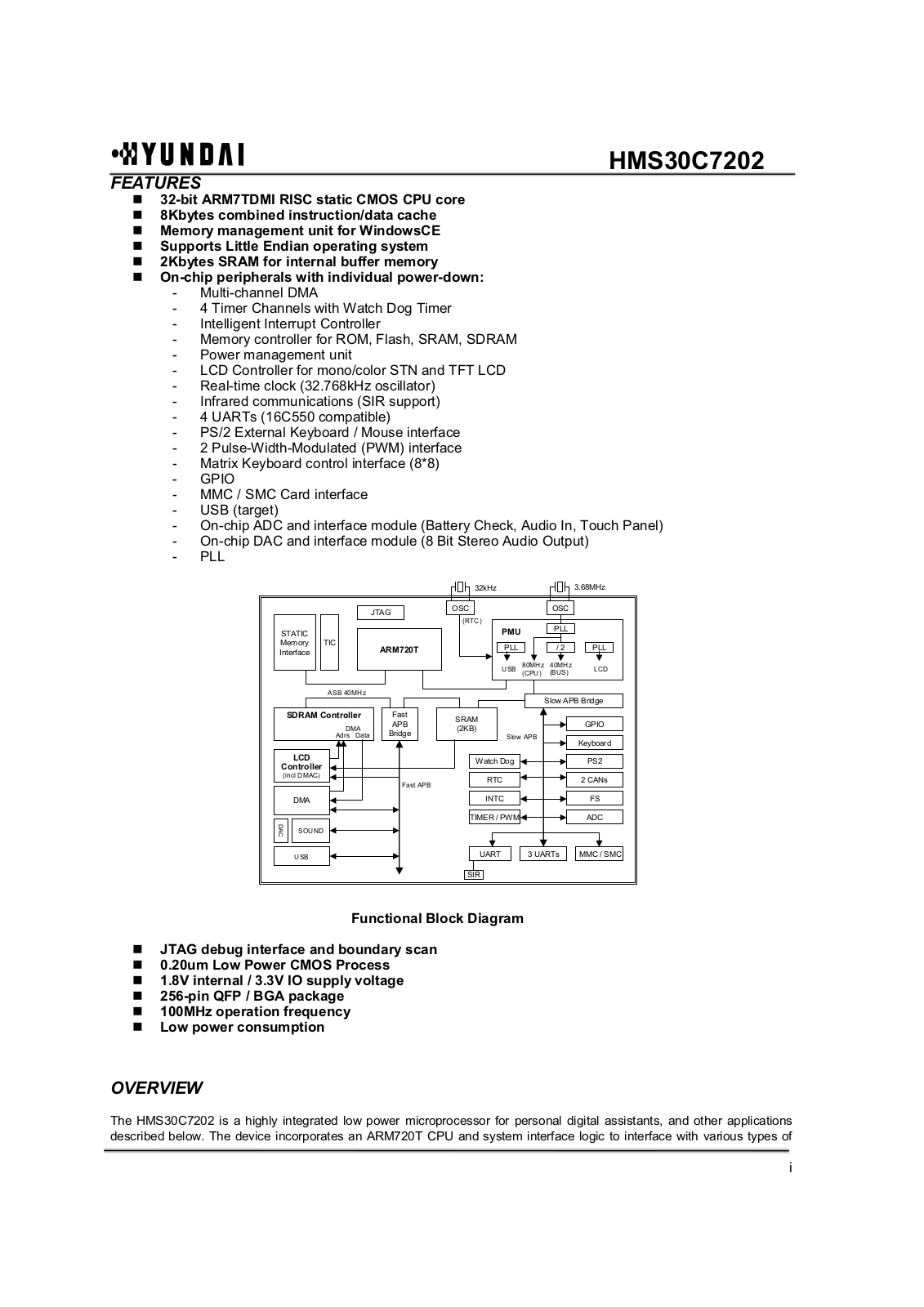 HYNIX HMS30C7202 Datasheet