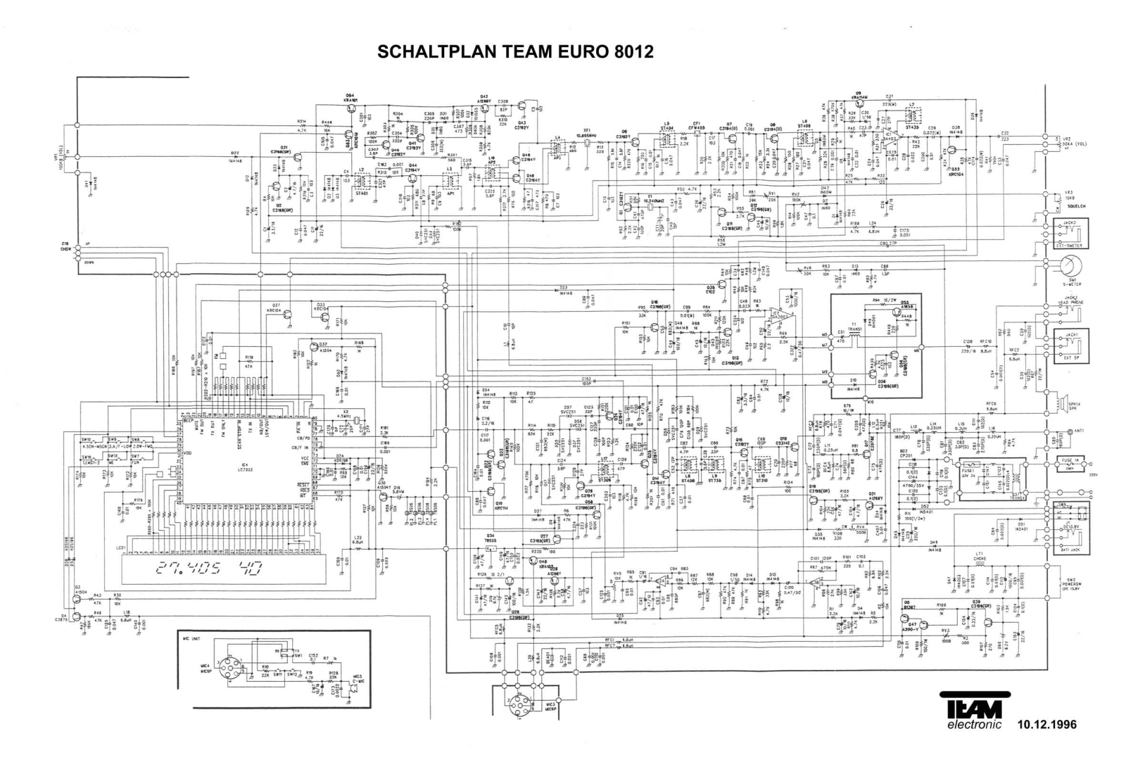 Team Euro 8012 Schematic