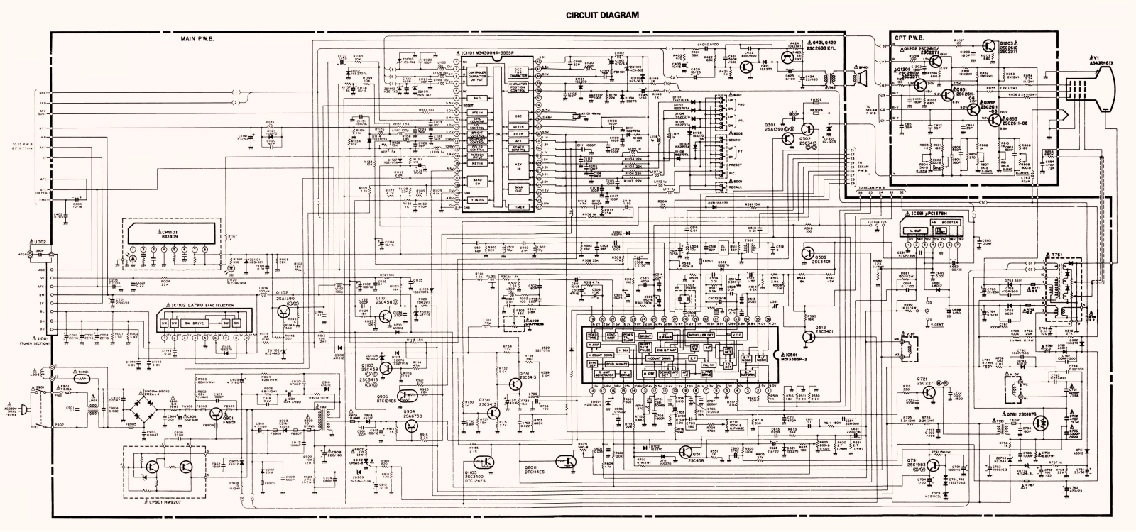 Hitachi 1450 Schematic