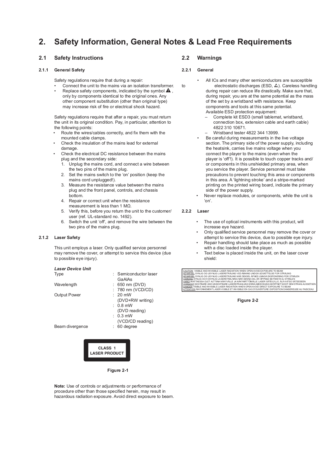 Philips DVDR-3480 Service Manual