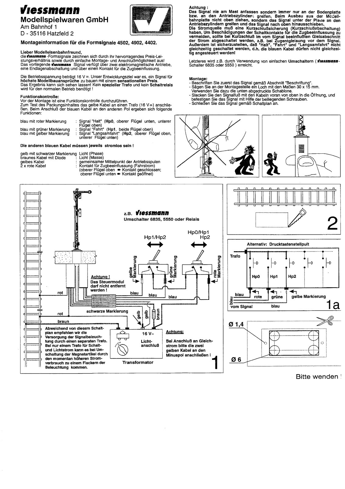 Viessmann 4902 User guide