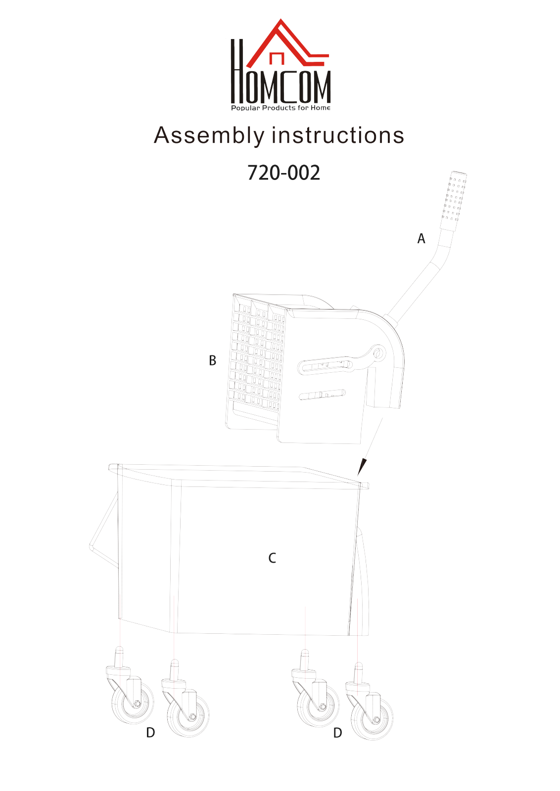 HomCom HMCO1339 Installation & Assembly - ManualMachine.com