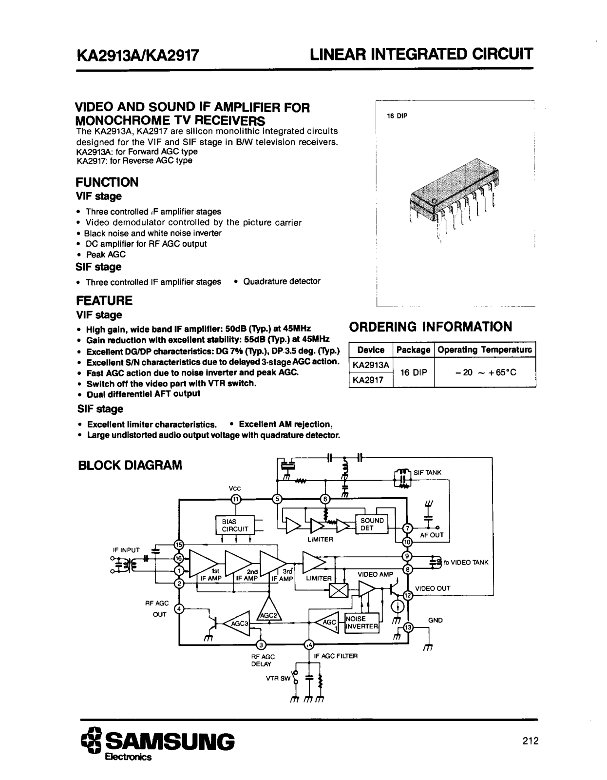 Datasheet KA2913A Specification - ManualMachine.com
