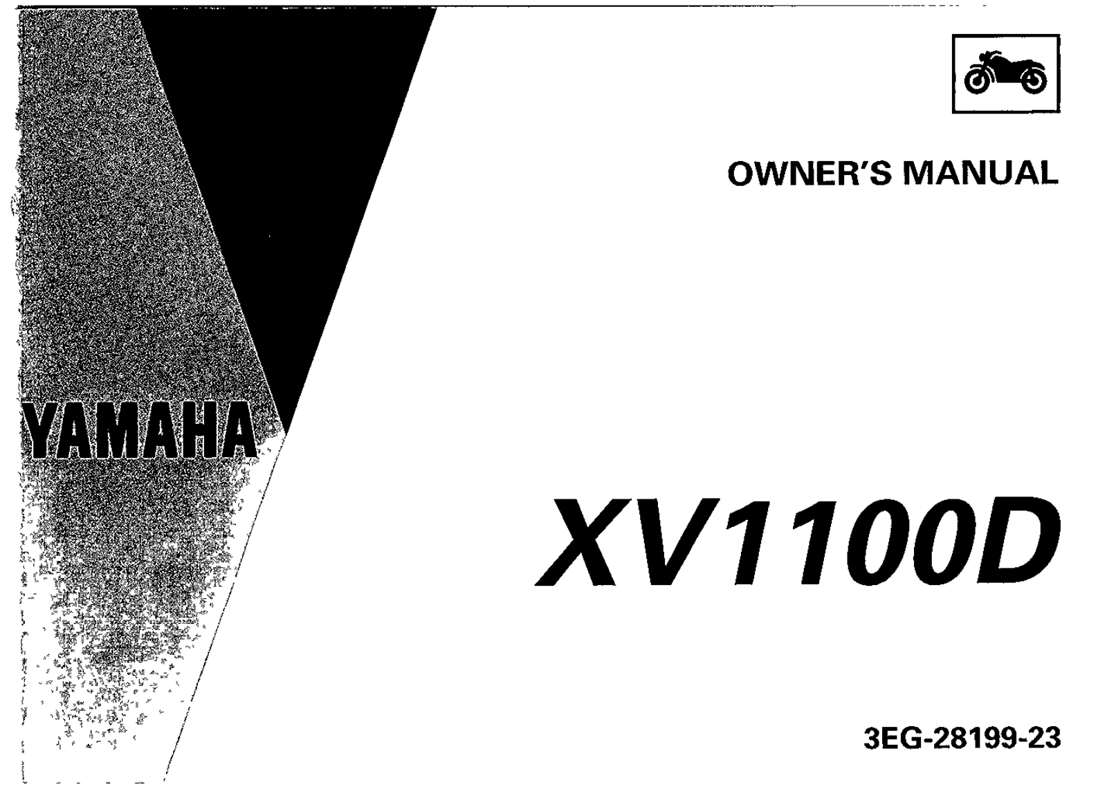 Yamaha XV1000 D 1992 Owner's manual