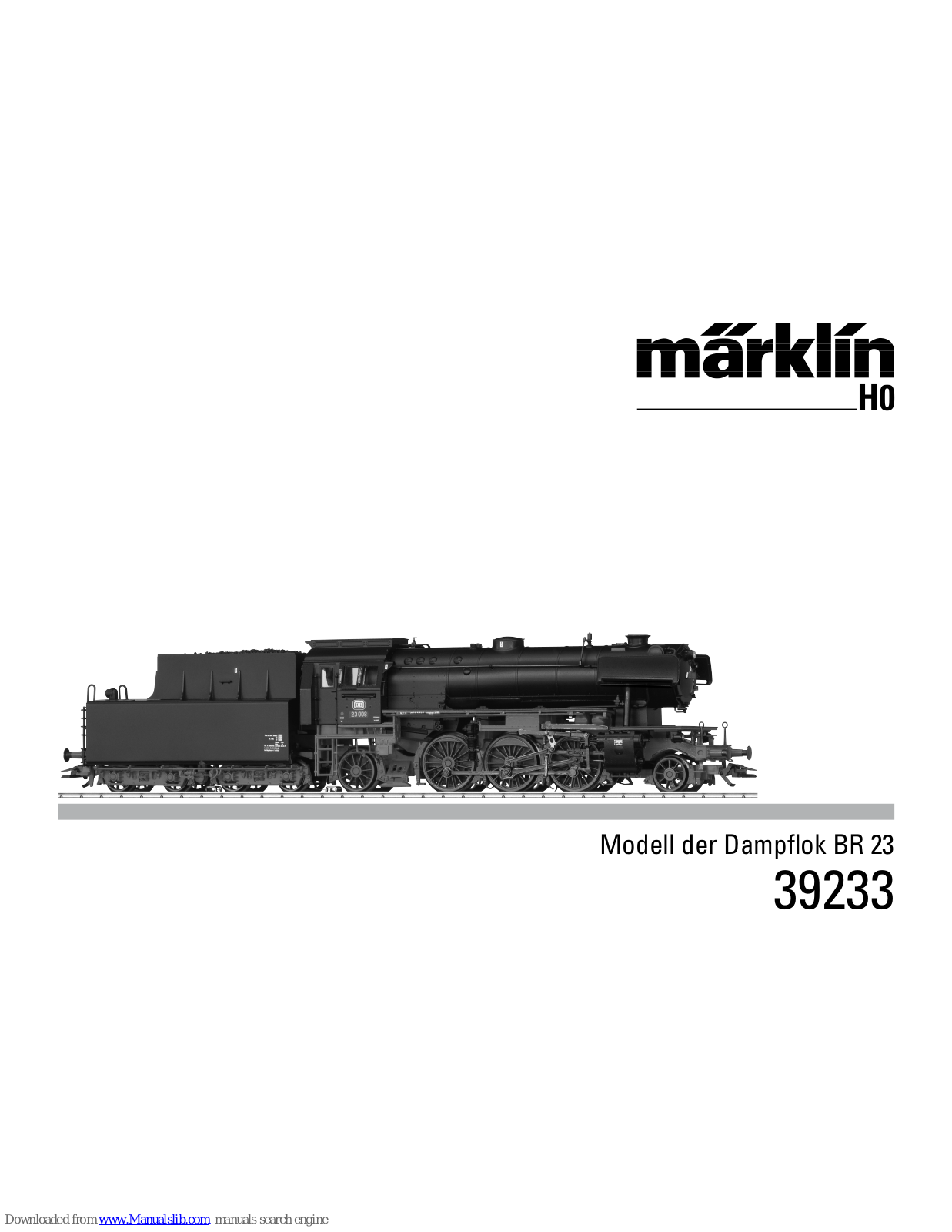 marklin 39233, 39232 User Manual - ManualMachine.com