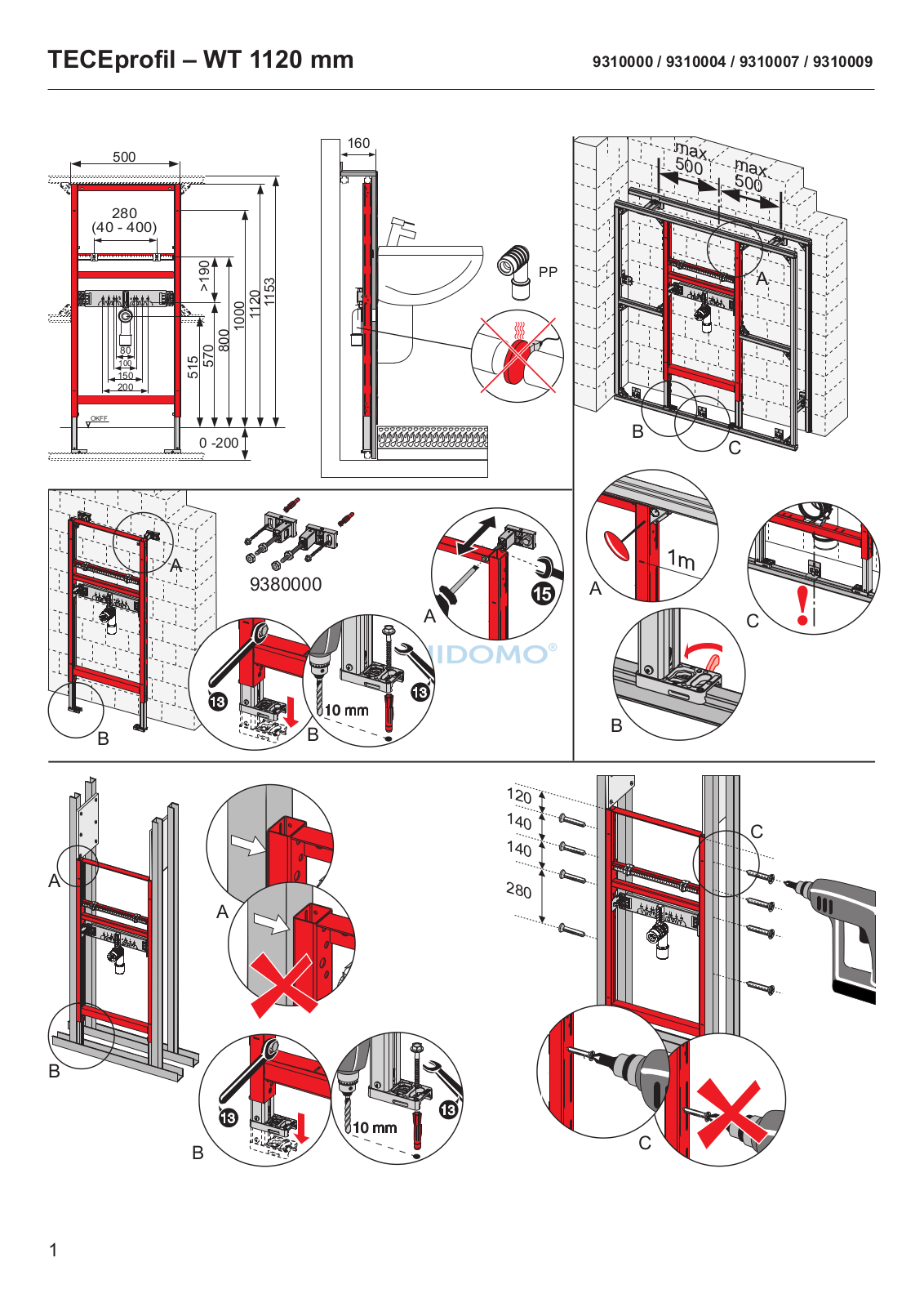 TECE 9310000 Installation instructions - ManualMachine.com