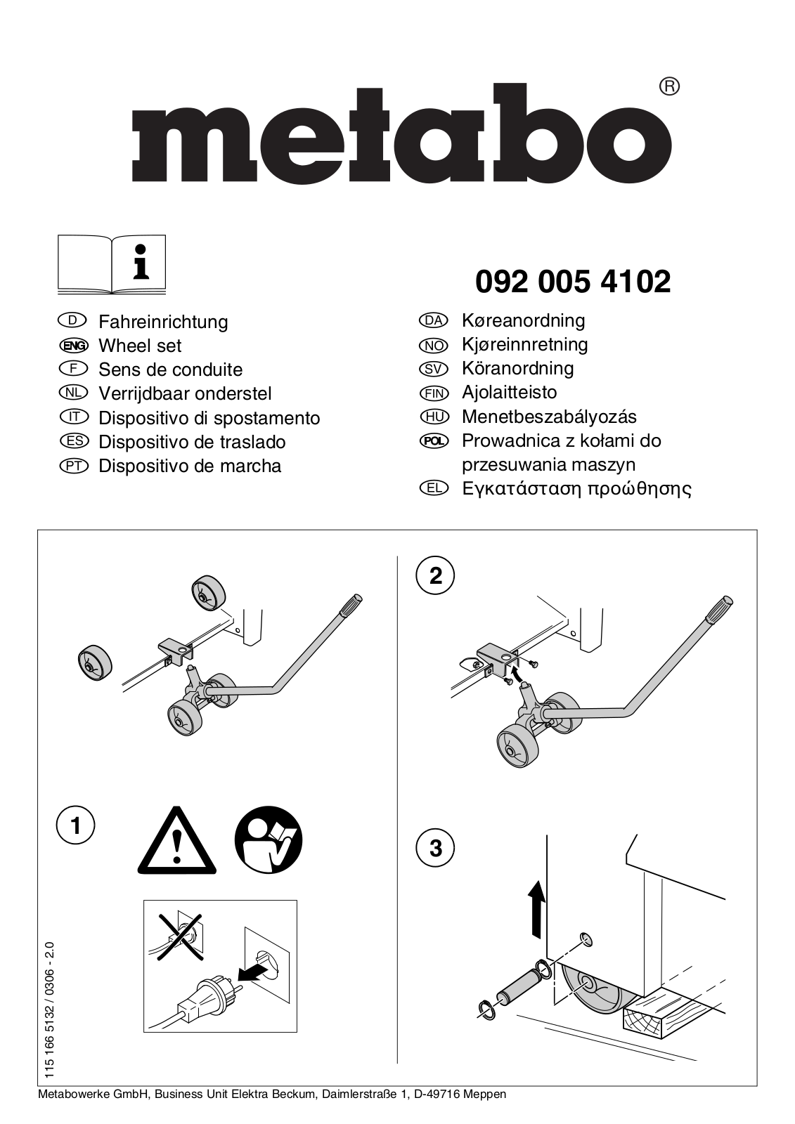Metabo 092 005 4102 User guide - ManualMachine.com