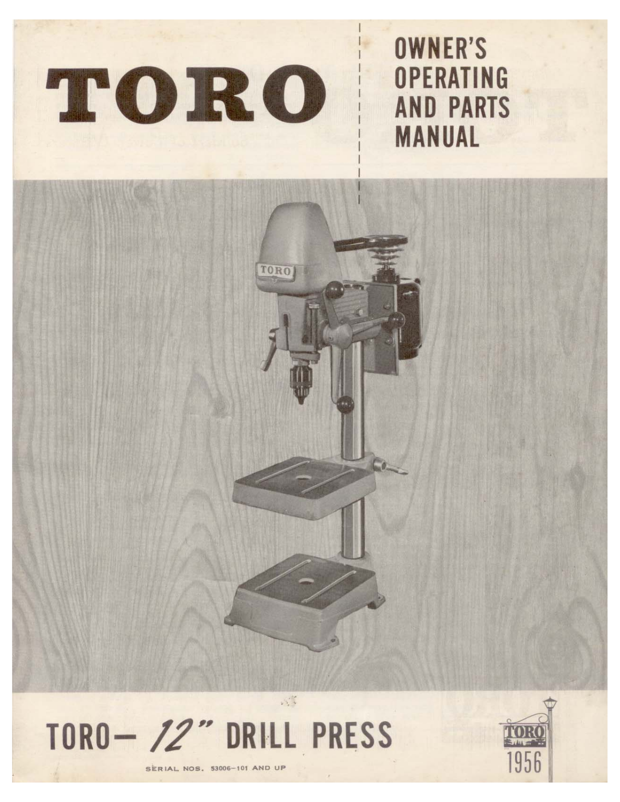 Toro Manufacturing Toro 12