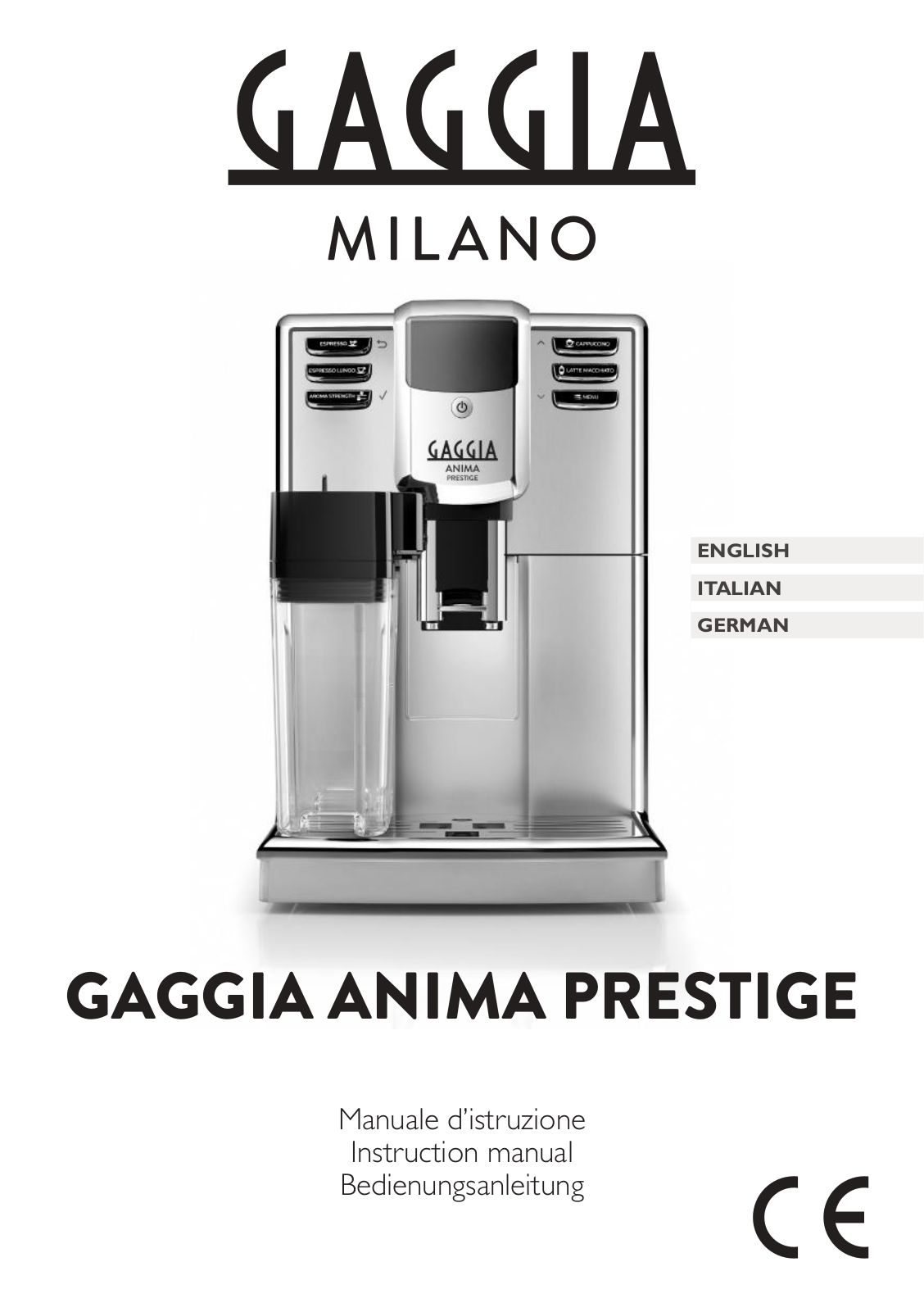 Gaggia Milano User Manual