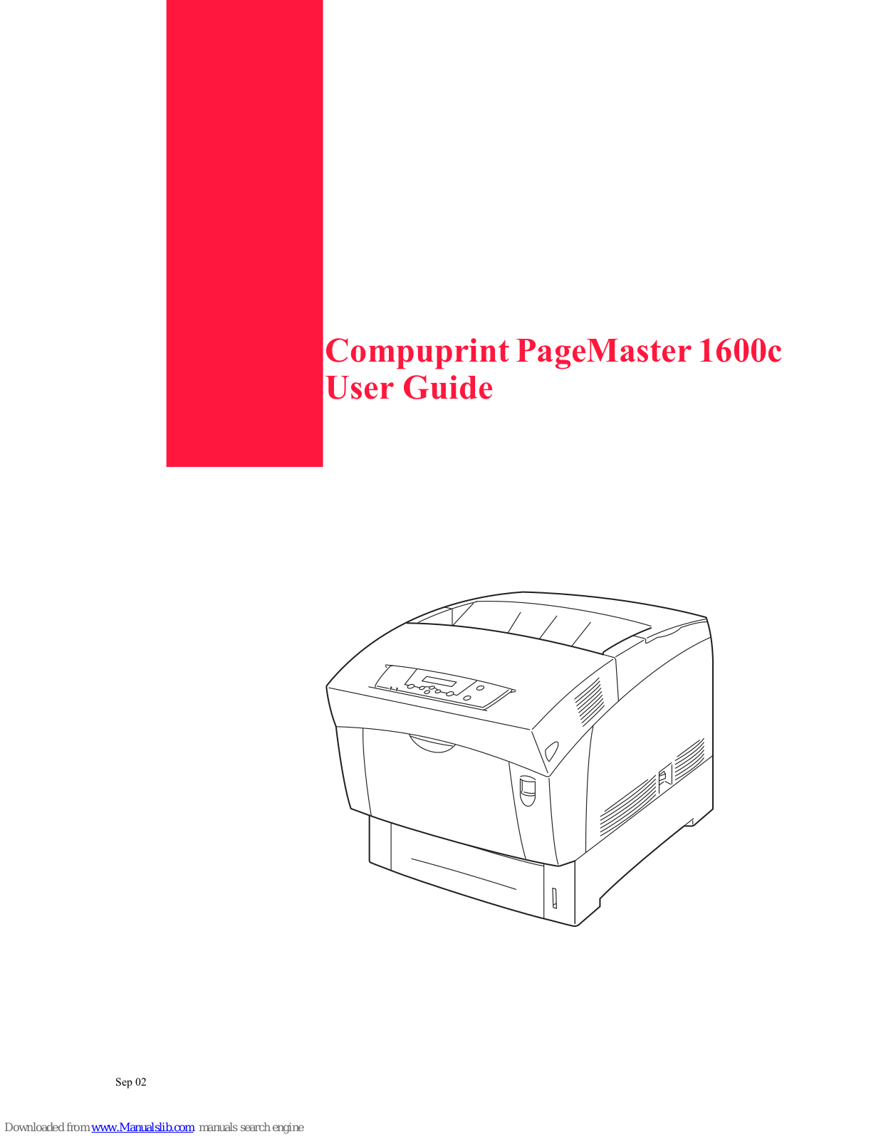 Compuprint PageMaster 1600c User Manual