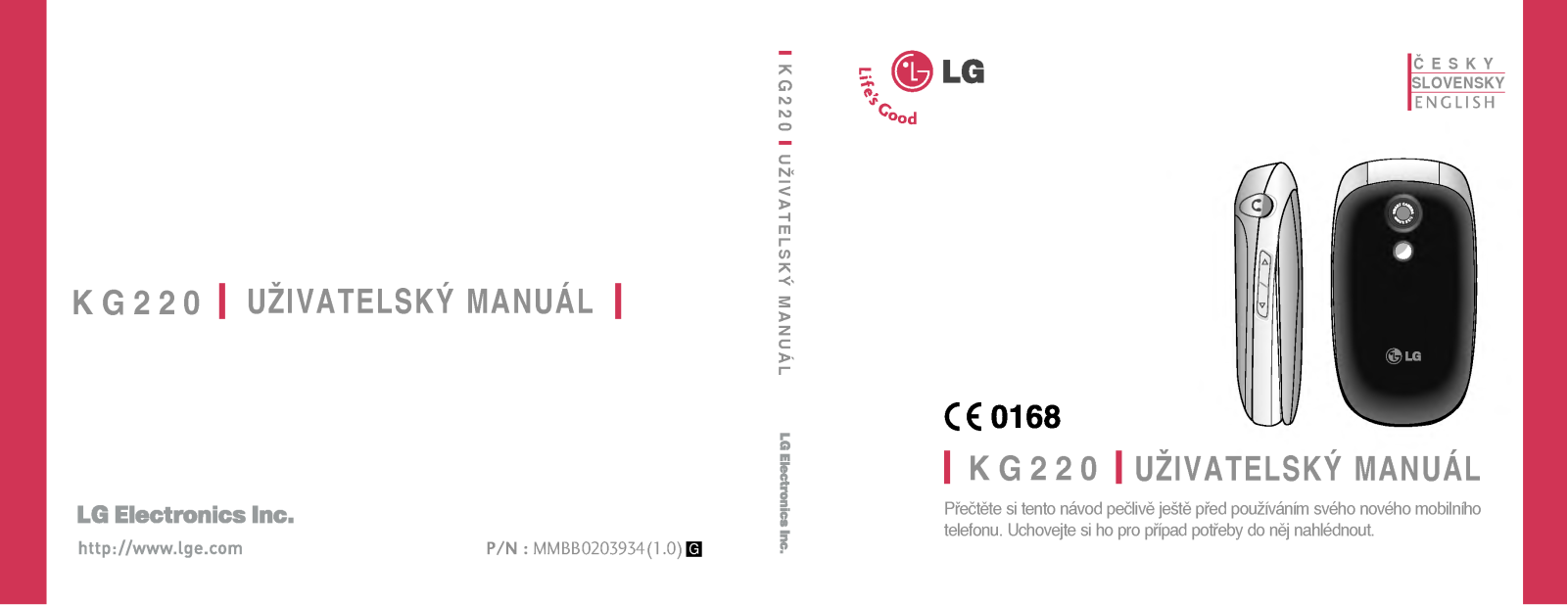 Lg KG220 User Manual