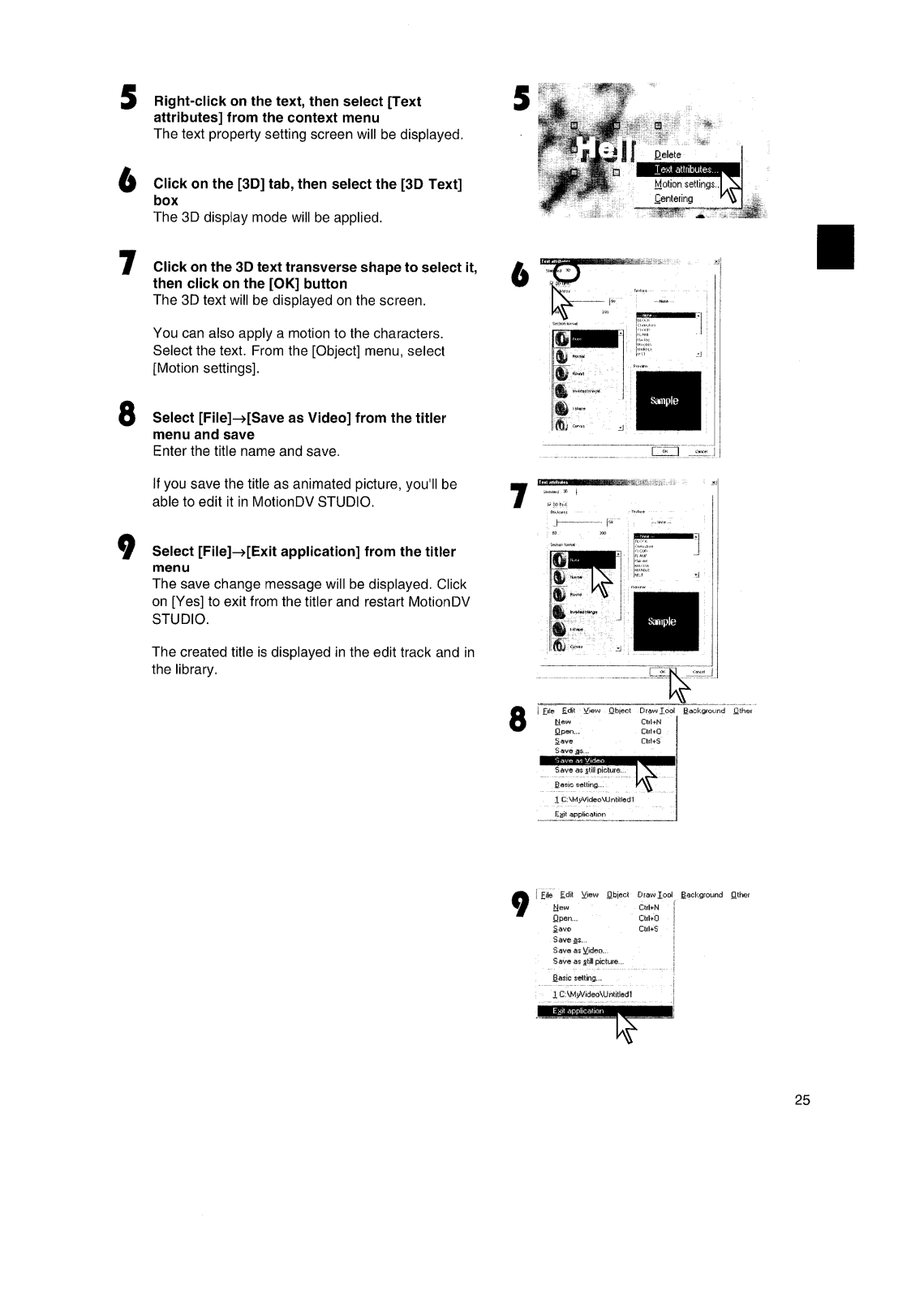 Panasonic VWVW-DTM2X Operating Instructions