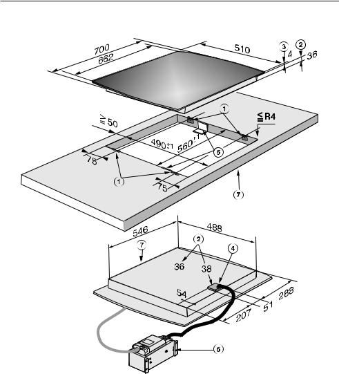 Miele KM 548 assembly instruction