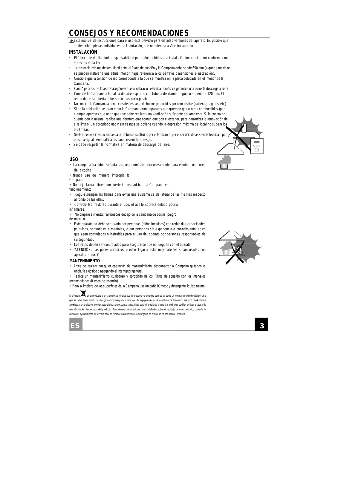 Smeg KSE912X3 Instructions Manual