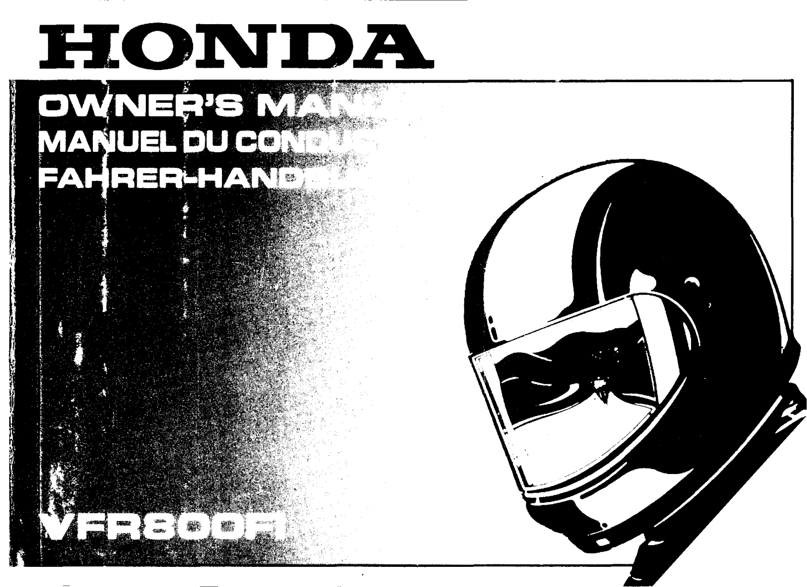 Honda VFR800FI 2002 Owner's Manual