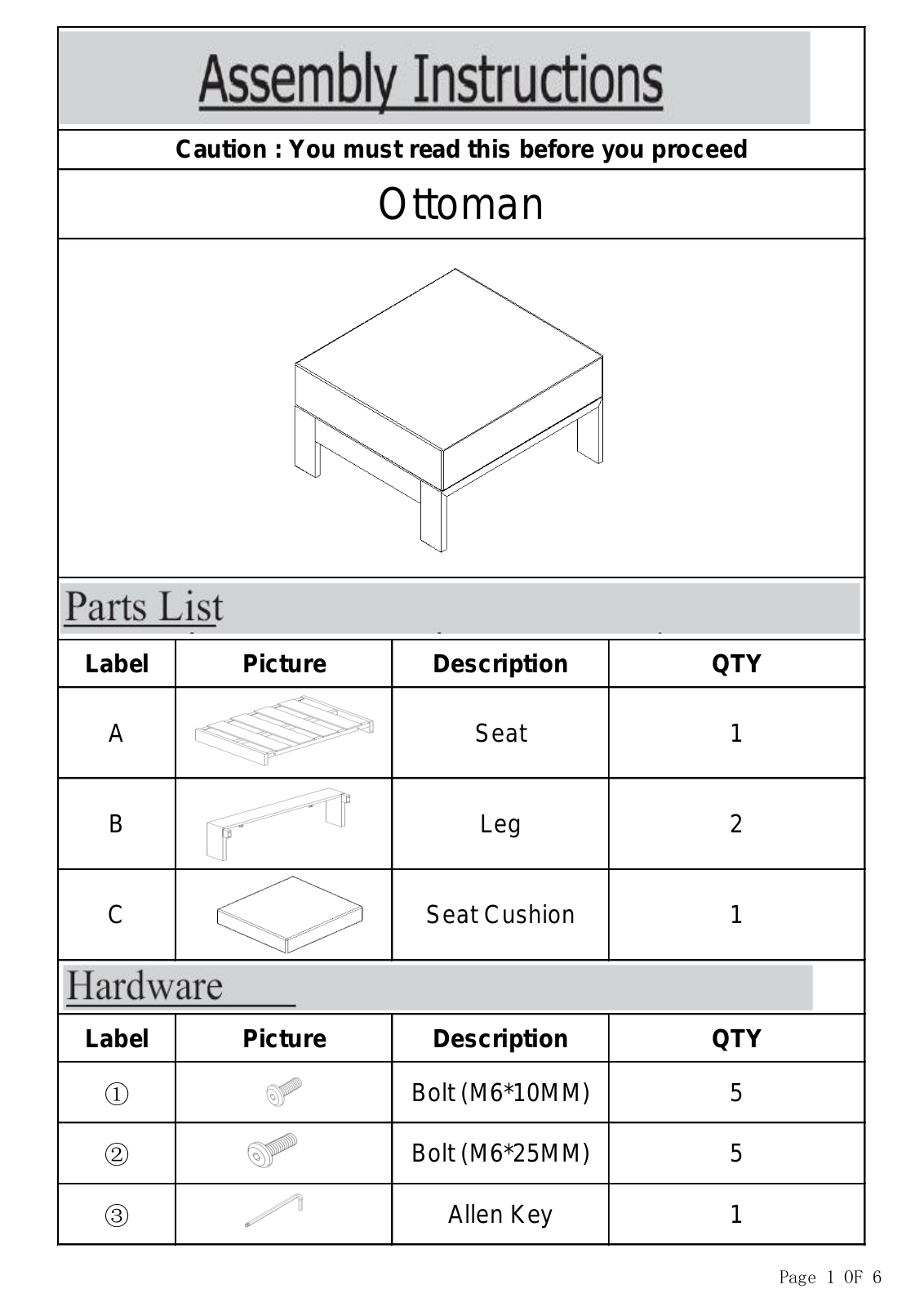 Wade Logan W001070077 Assembly Instructions - ManualMachine.com