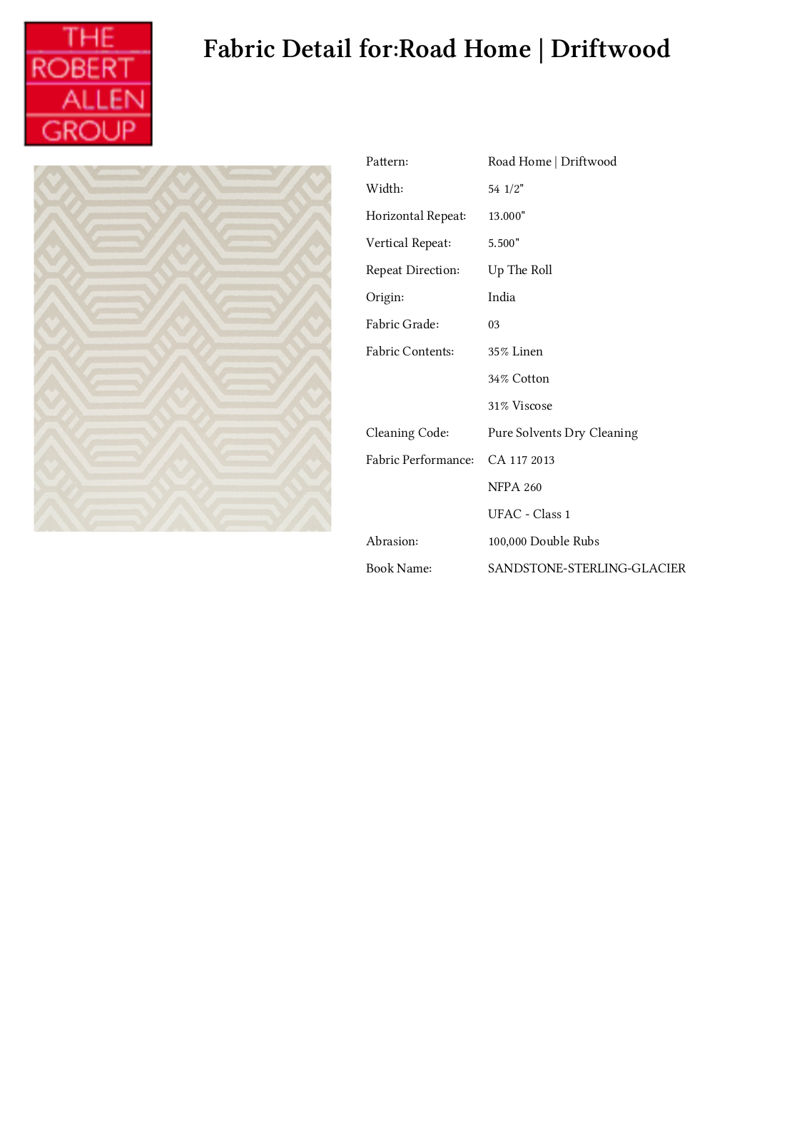 Robert Allen RALF1361 Specifications - ManualMachine.com