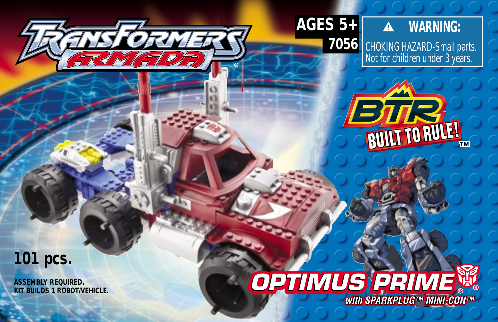 HASBRO BTR - OPTIMUS PRIME w/ SPARKPLUG MINI-CON Figure User Manual