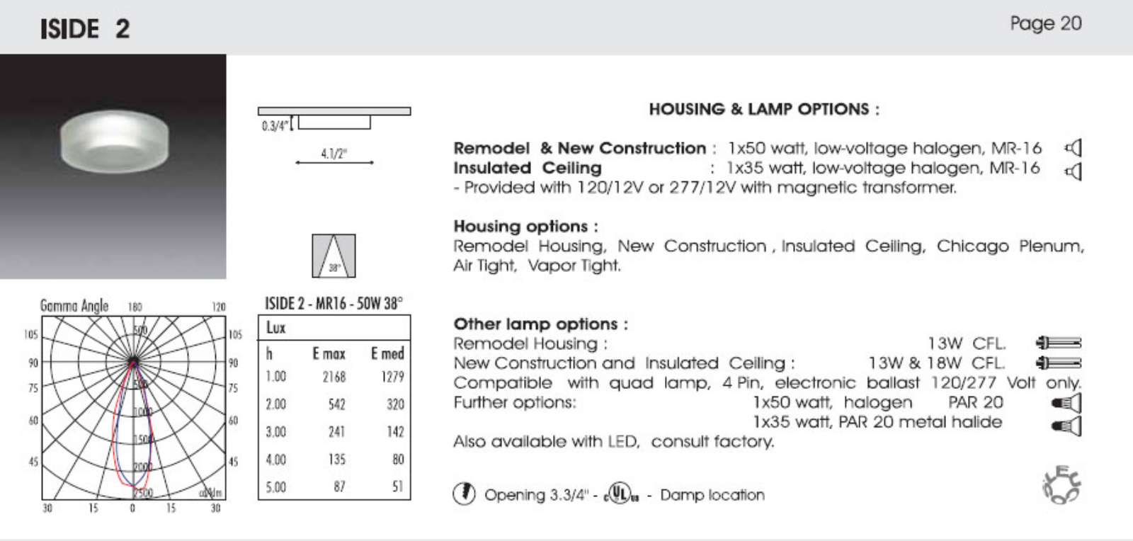 Leucos LEU1239 Specifications - ManualMachine.com