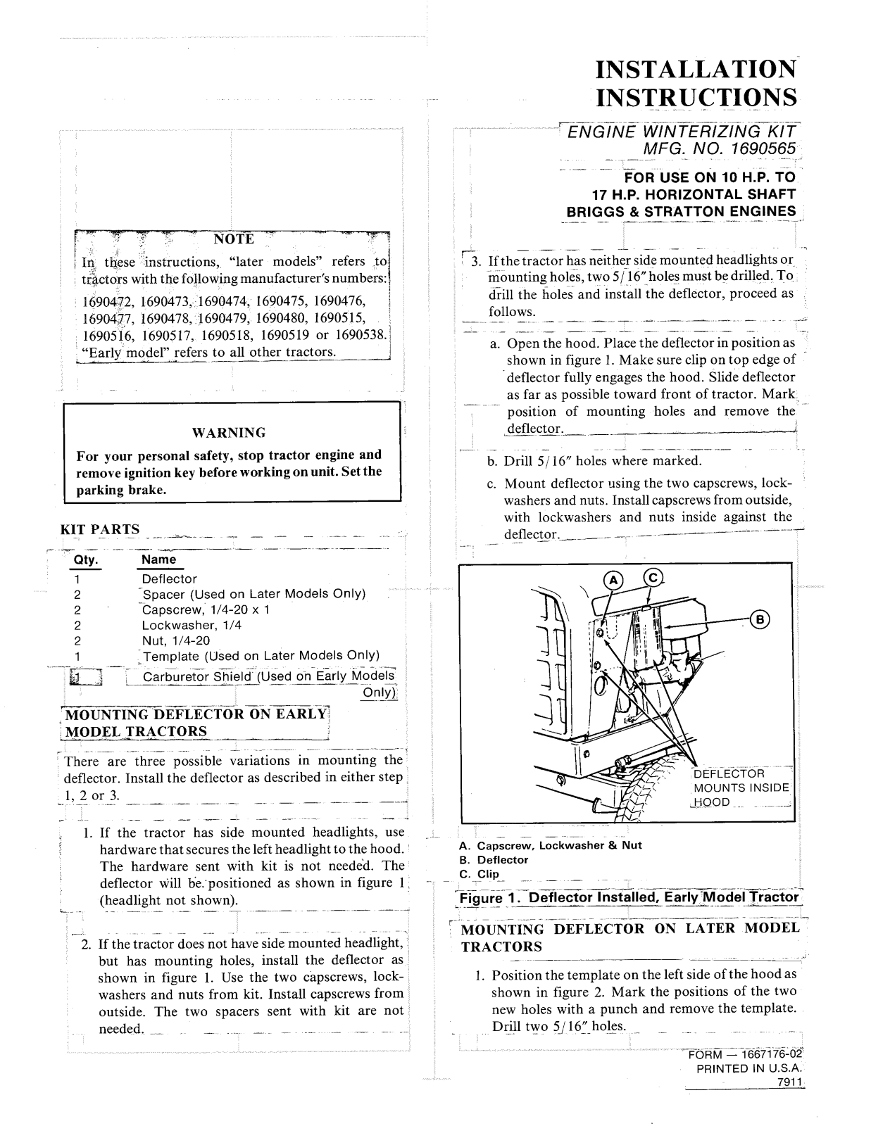 Snapper 1690565 User Manual