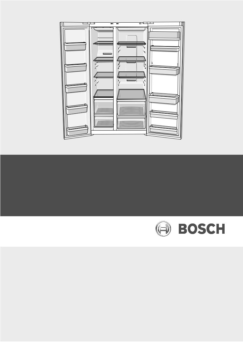 Bosch KAN62V00AU, KAN62V40AU Installation Manual