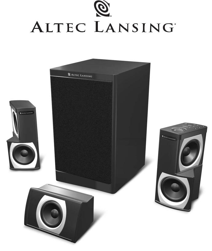 Altec Lansing GT5051 User Manual