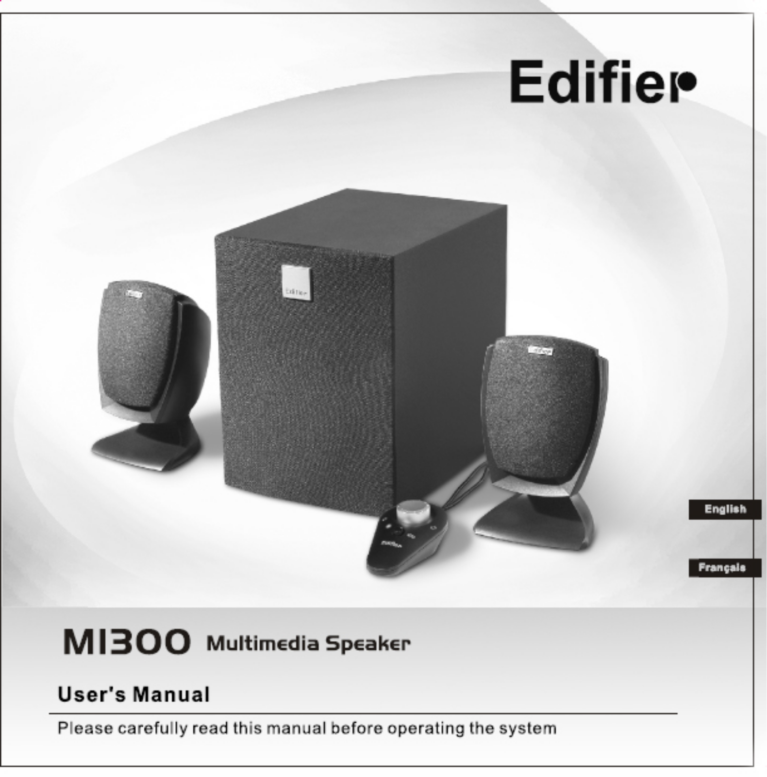 Edifier M1300 User Manual