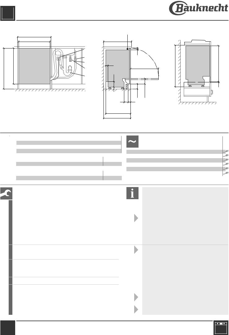 BAUKNECHT BCIO 3O33 DEL Installation Instructions