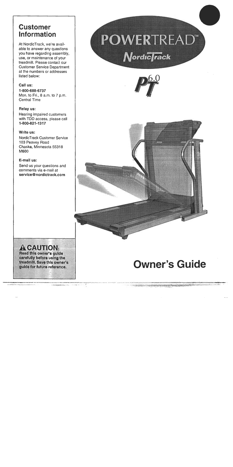 NordicTrack NTTL14070 Owner's Manual