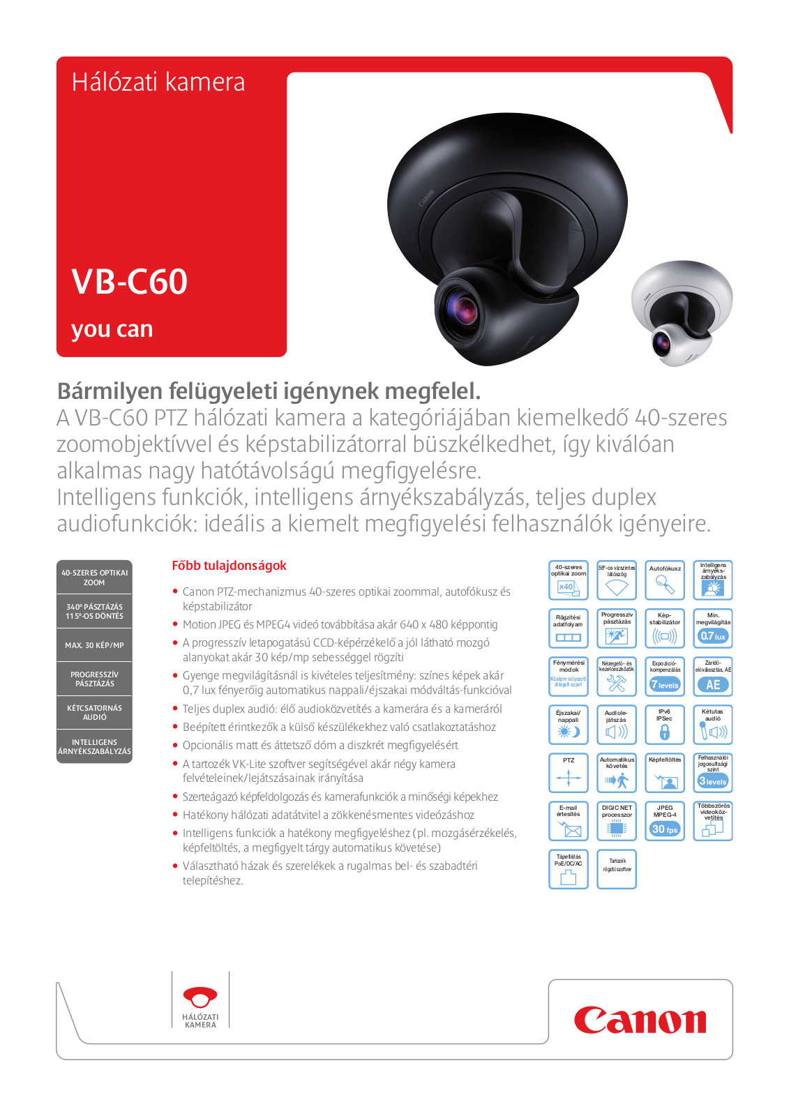 Canon VB-C60 BROCHURE