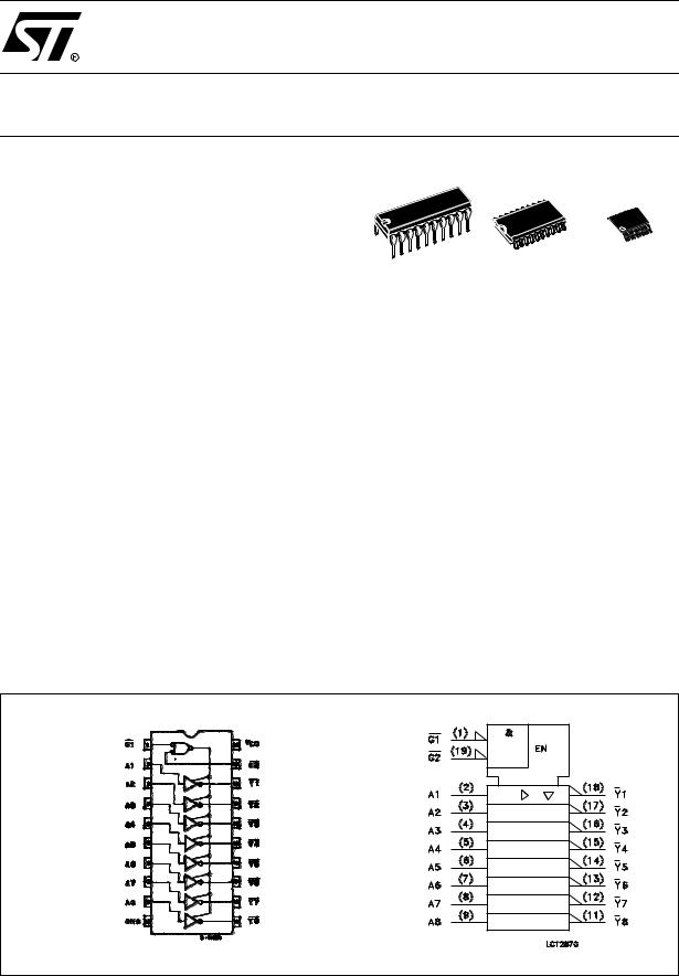 ST M74HCT540 User Manual