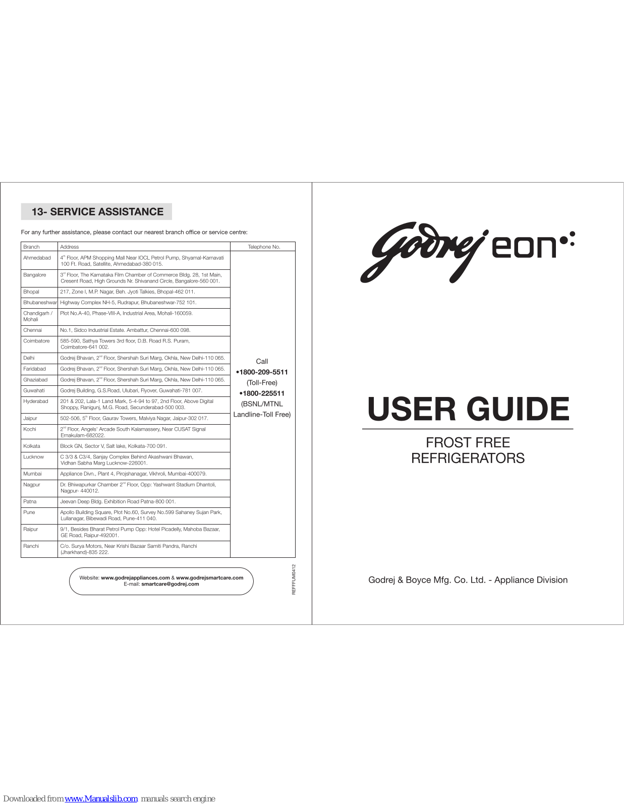 Godrej EON Series User Manual - ManualMachine.com