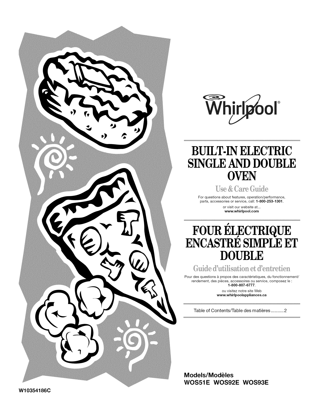 Whirlpool WOD51EC7AW01, WOD51EC7AS01, WOD51EC0AW00, WOD93EC0AB01, WOD93EC0AH02 Owner’s Manual
