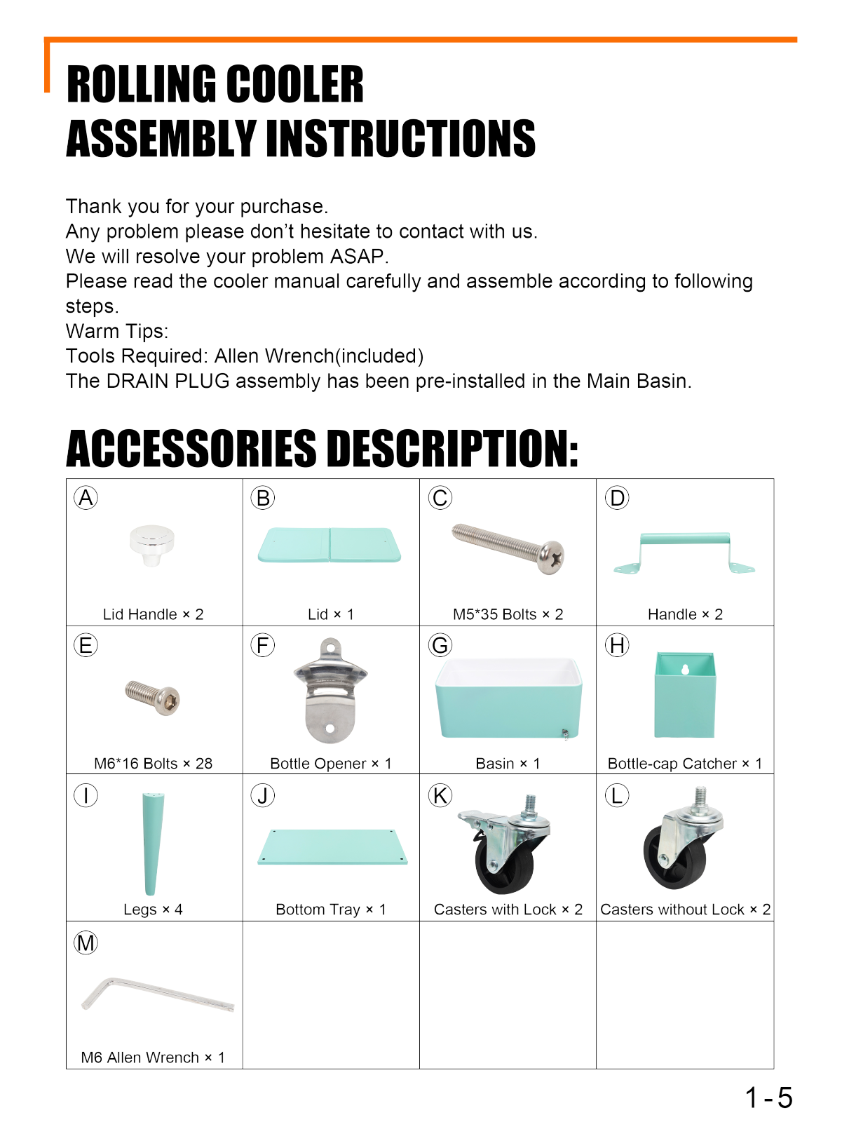 Winado WIIO2933 Installation & Assembly - ManualMachine.com