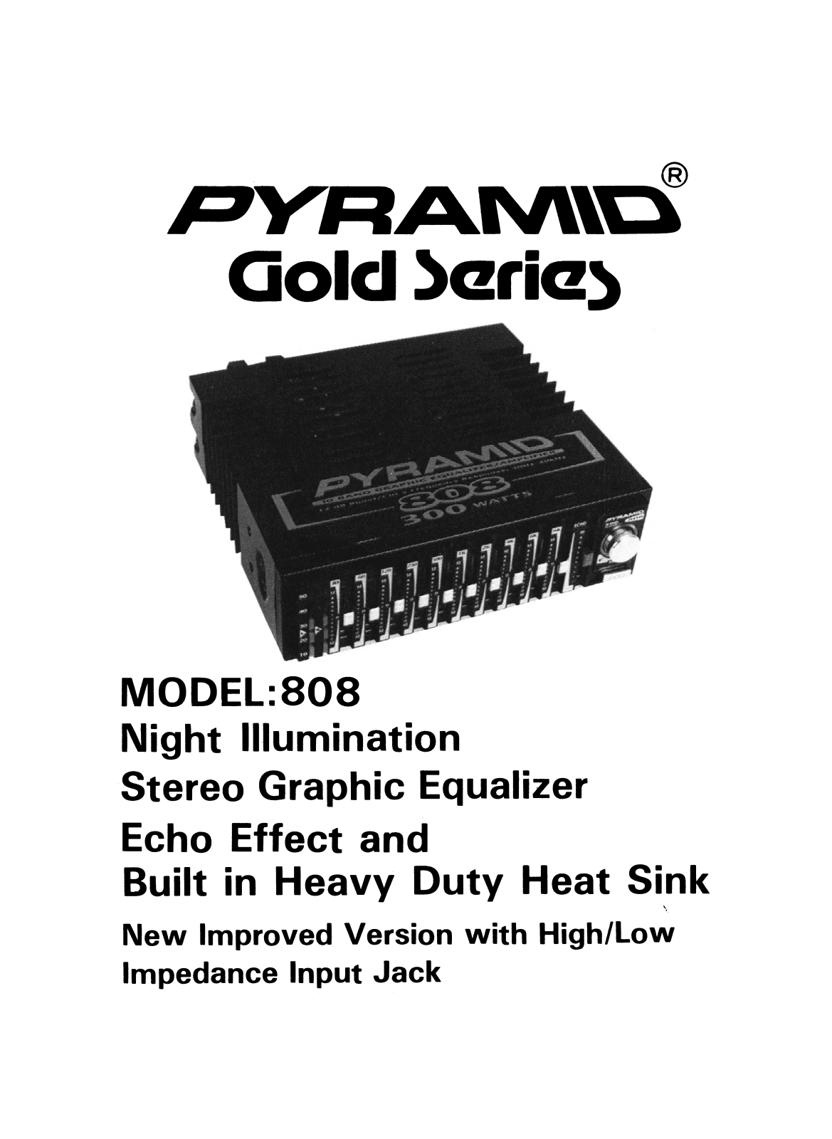 Pyramid 808 User Manual