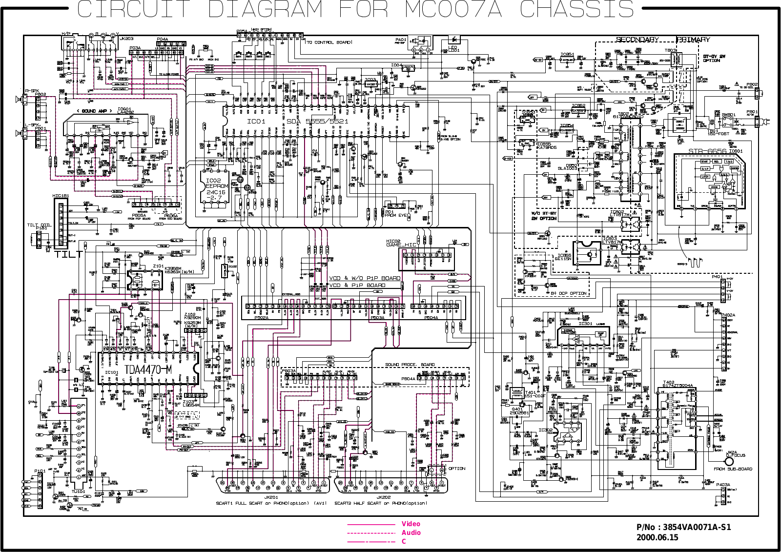 LG CT25Q2 Schematics