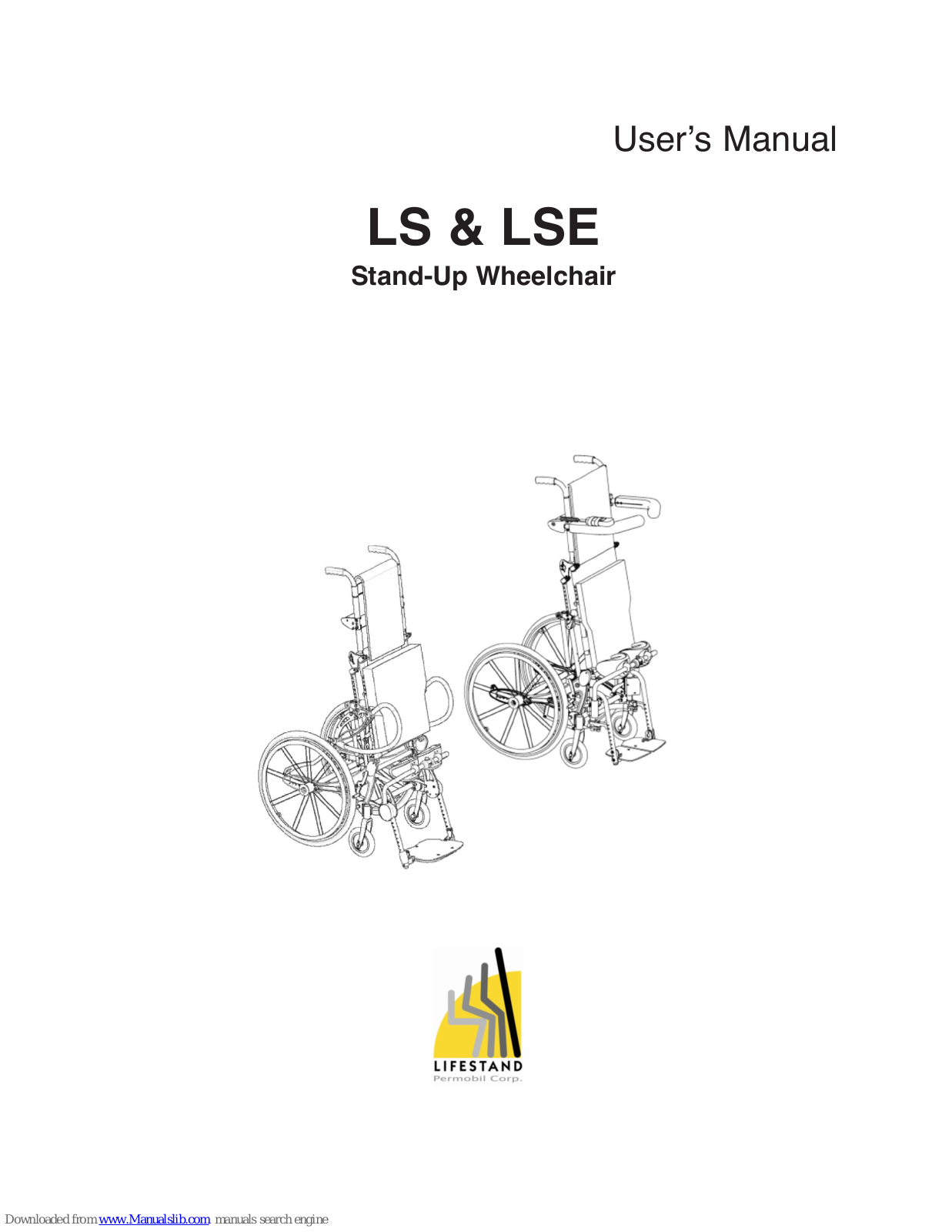 Lifestand Permobil Group LS, LSE User Manual