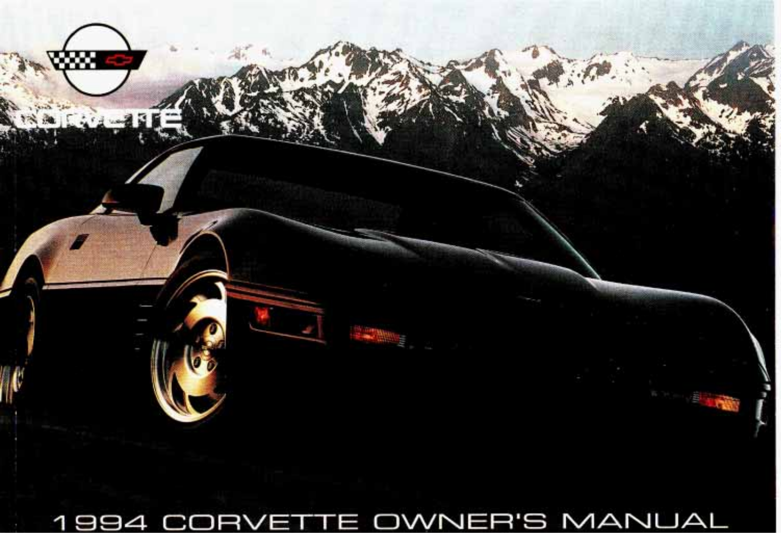 Corvette C4 1994 User Manual