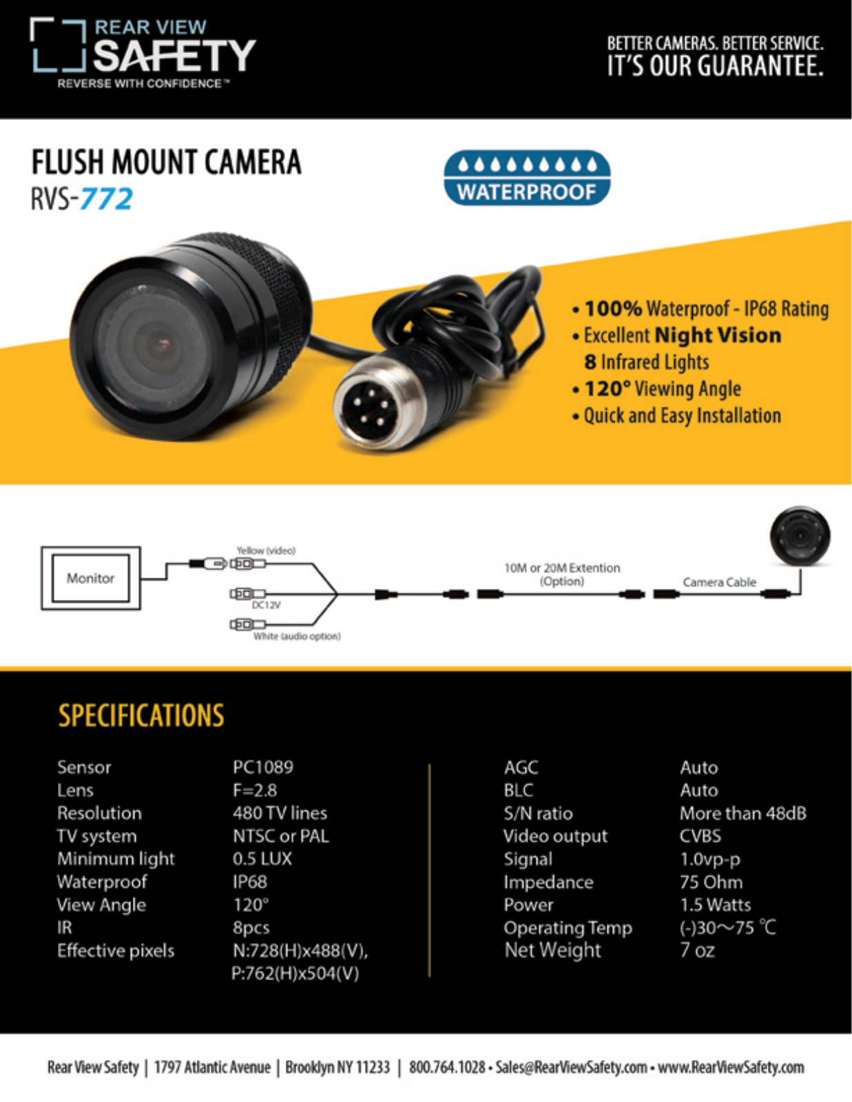 RVS Systems RVS-772-NC, RVS-509, RVS-772 Specsheet