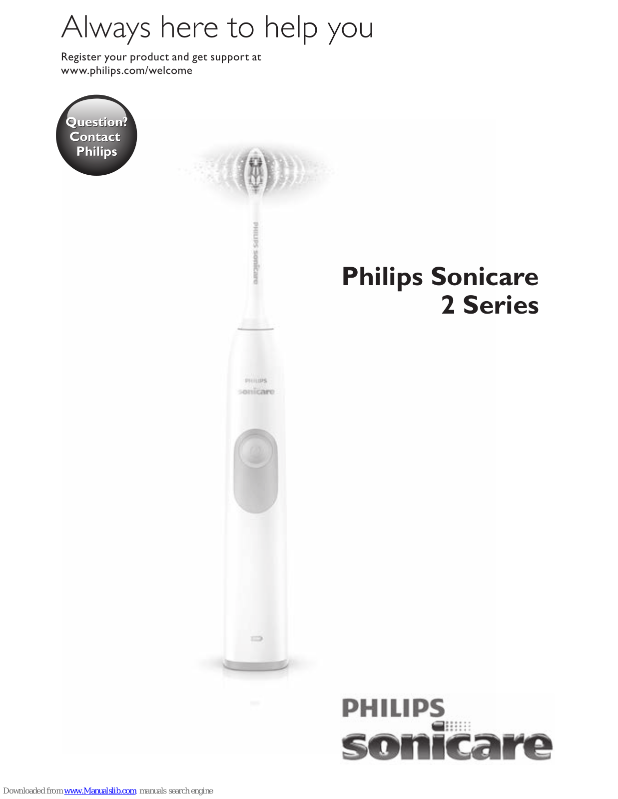 Philips Sonicare HX6220, Sonicare HX6211/04, Sonicare 2 Series User Manual - ManualMachine.com