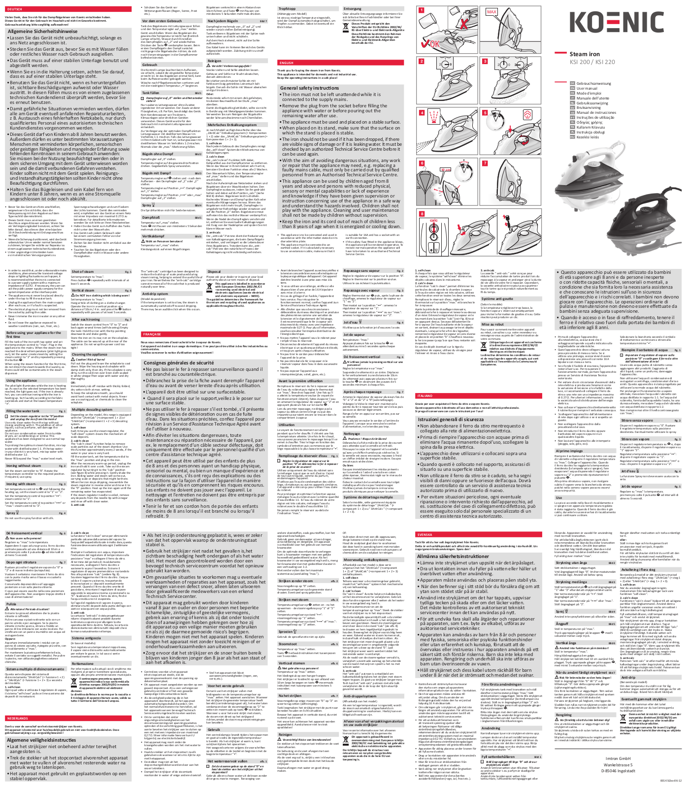 Koenic KSI 200, KSI 220 User Manual