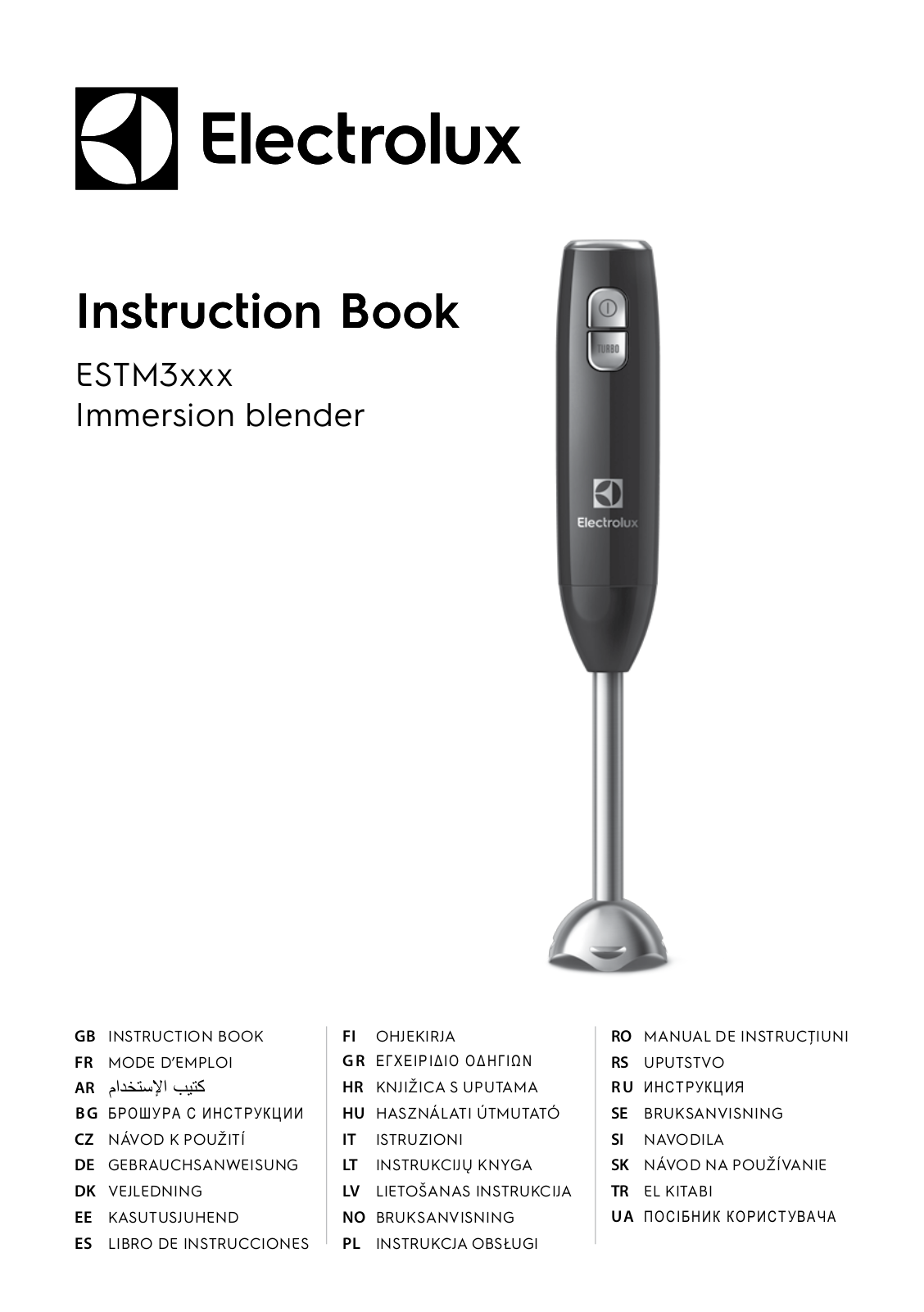 Electrolux ESTM3300 User Manual