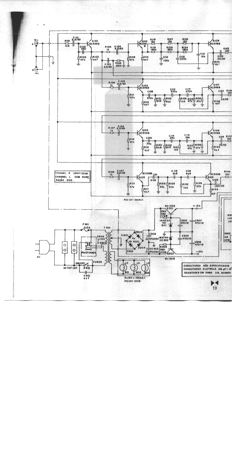 Cygnus EC400 Schematic