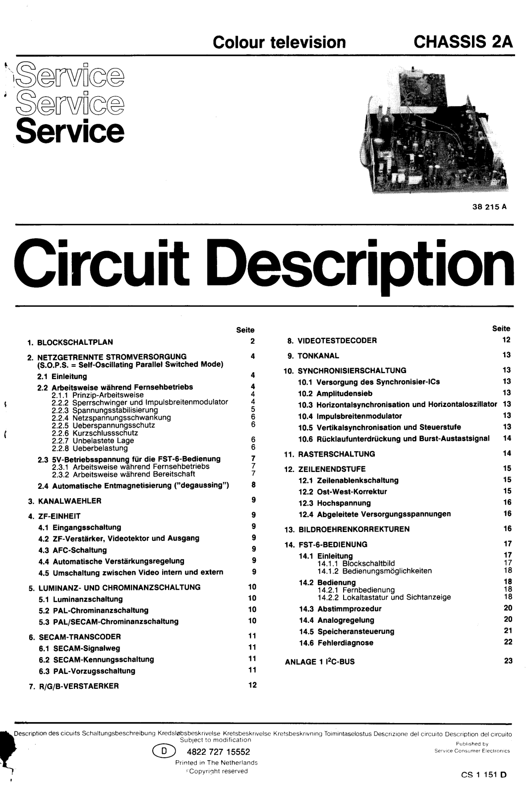 Philips 2A Service Manual