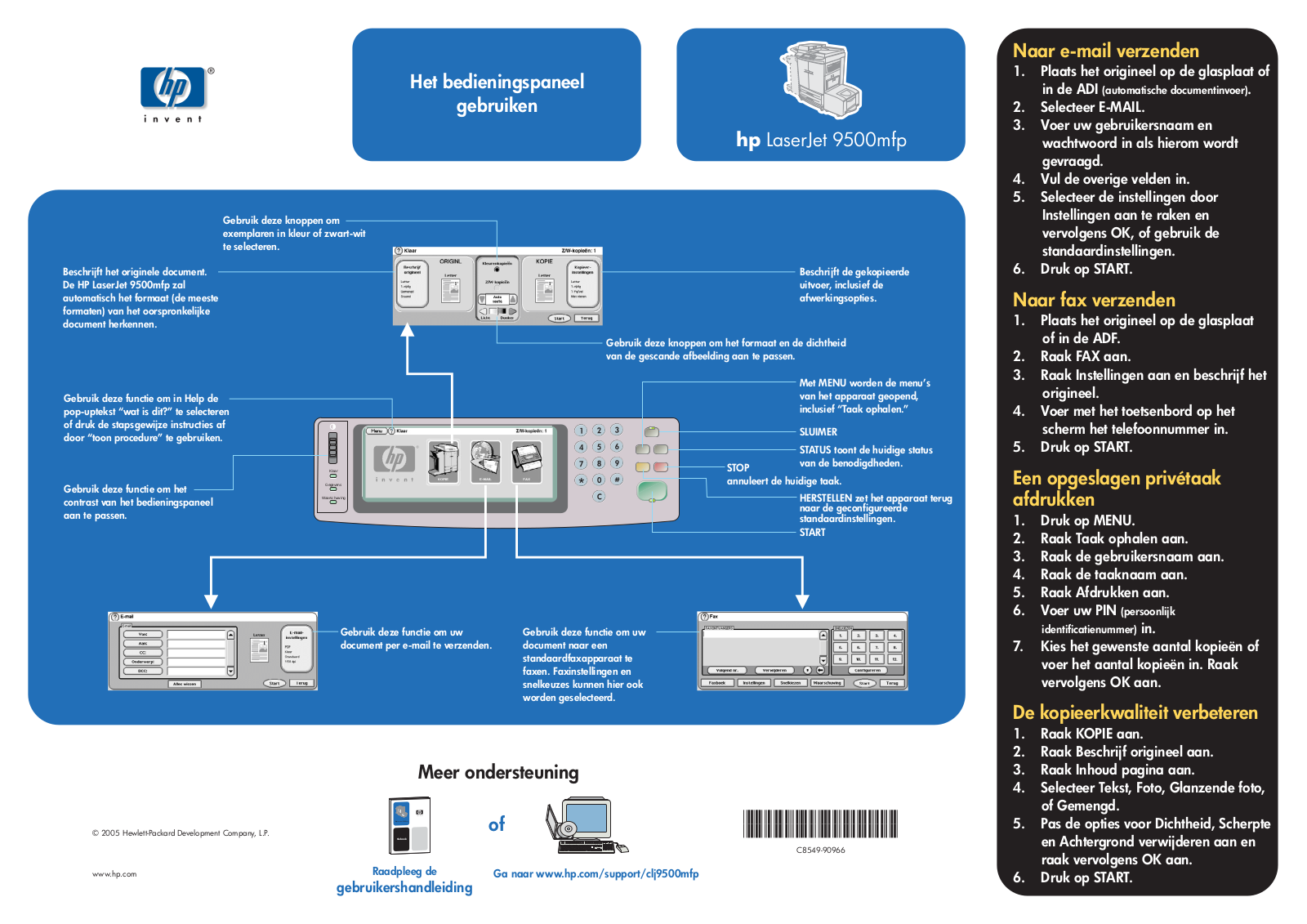 Hp COLOR LASERJET 9500MFP User Manual