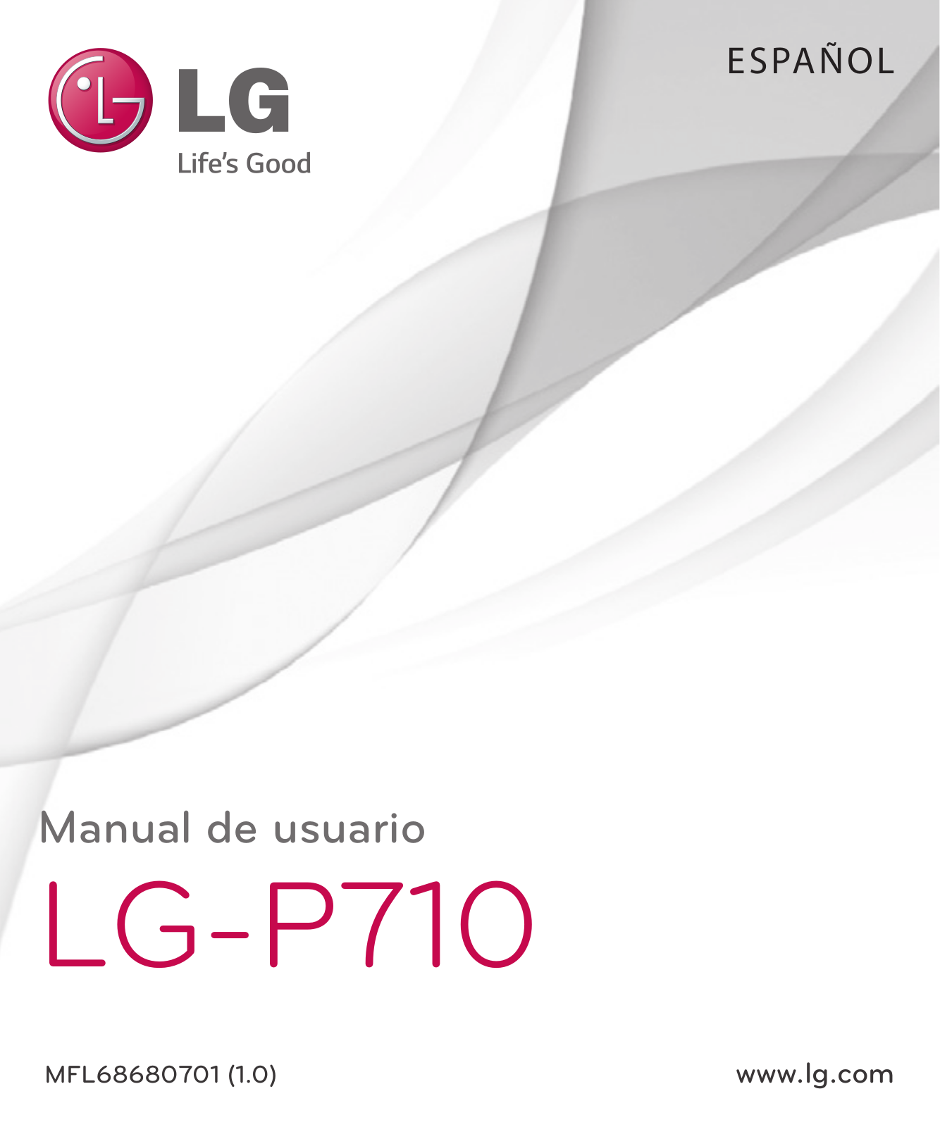 LG LGP710 User manual