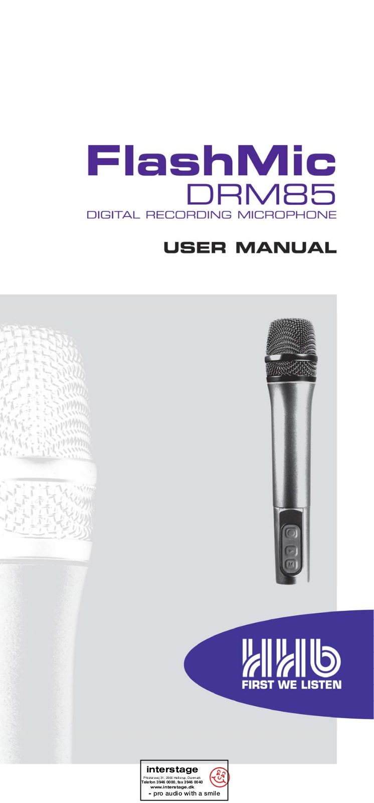 HHB comm DRM85 User Manual