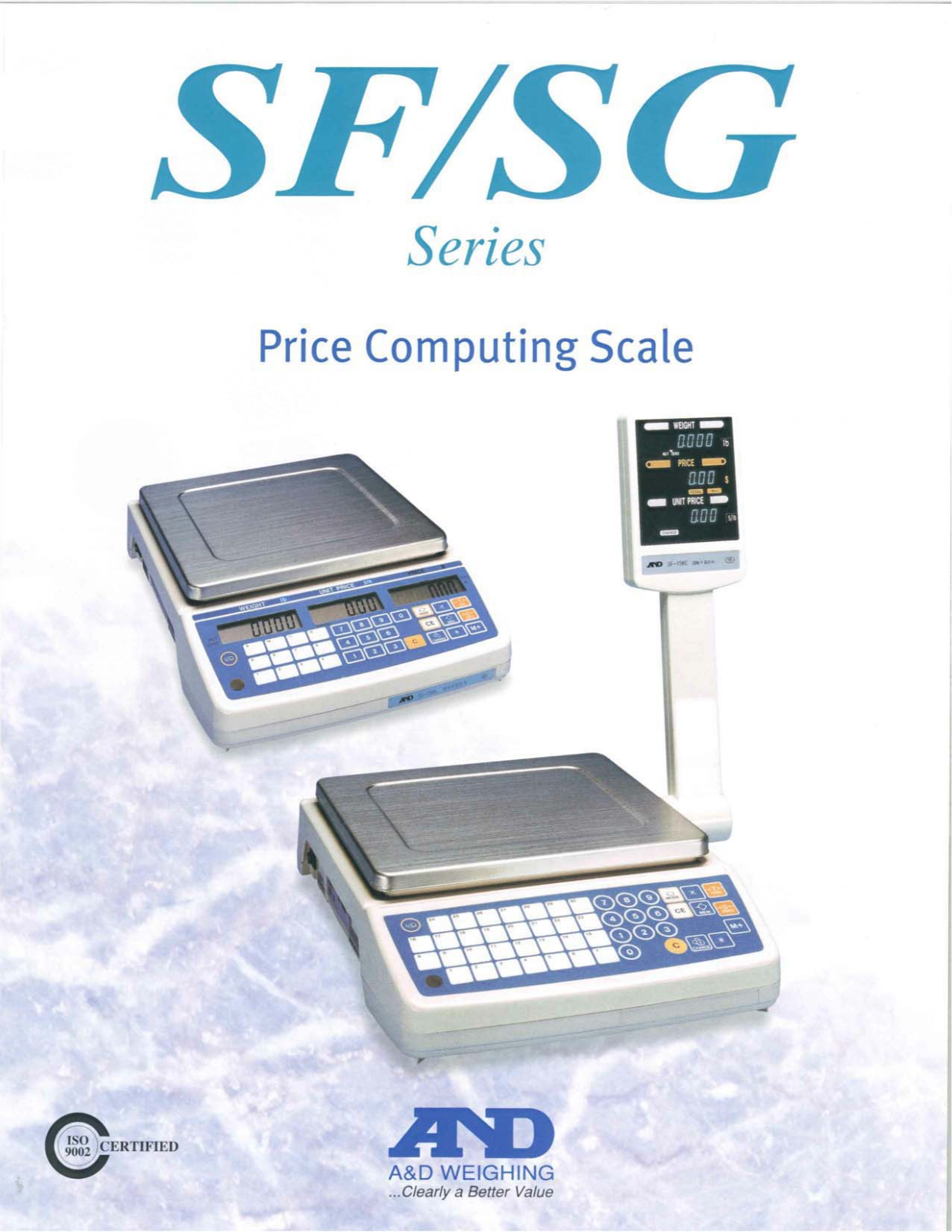 A&D SF-SG User Manual