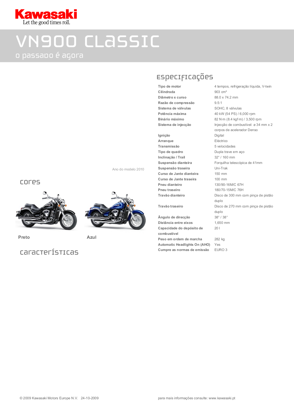 Kawasaki VN900 CLASSIC Brochure